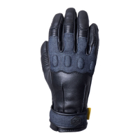 KNOX WAVE ARMOURED GLOVES BLACK/DENIM