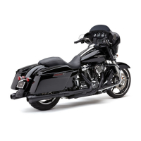 COBRA, EL DIABLO 4" SLIP-ON MUFFLERS. BLACK