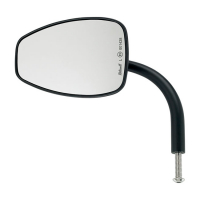 BILTWELL, UTILITY TEARDROP MIRROR BLACK ECE APPR.