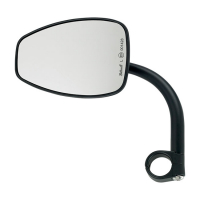 BILTWELL, UTILITY TEARDROP MIRROR BLACK ECE APPR.