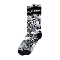 AMERICAN SOCKS SIGNATURE SHIPWRECK, DOUBLE BLACK S