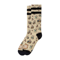 AMERICAN SOCKS SIGNATURE MANEKI NEKO, DOUBLE BLACK STRIPED