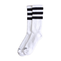 AMERICAN SOCKS OLD SCHOOL KIDS WHITE/BLACK BLACK