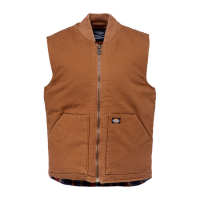 Dickies Lawrenceburg canvas vest brown duck