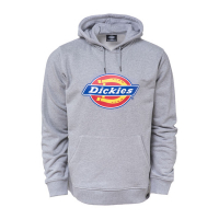 DICKIES ICON LOGO LADIES HOODIE GREY MELANGE