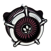 RSD, 'TURBINE' AIR CLEANER KIT. BLACK CC