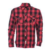 WCC DOMINATOR RIDING FLANNEL SHIRT RED/BLACK CE APPR.