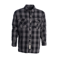 WCC DOMINATOR RIDING FLANNEL SHIRT GREY/BLACK CE APPR.