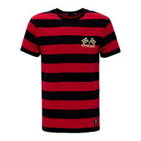 KING KEROSIN HOT ROD STRIPED T-SHIRT BLACK/RED