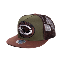 KING KEROSIN SPEEDFREAK SNAPBACK CAP BROWN/GR