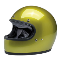 BILTWELL GRINGO HELMET METALLIC SEA WEED