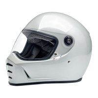 BILTWELL LANE SPLITTER HELMET METALLIC PEARL WHITE