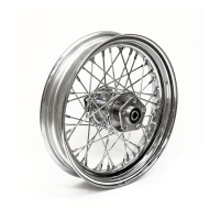 3.00 X 16 REAR WHEEL 40 SPOKES CHROME