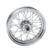 3.00 X 16 REAR WHEEL 40 SPOKES CHROME