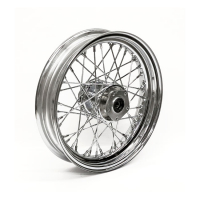 3.00 X 16 FRONT WHEEL 40 SPOKES CHROME