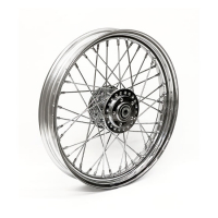 2.50 X 19 FRONT WHEEL 40 SPOKES CHROME