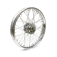 2.15 X 21 FRONT WHEEL 40 SPOKES CHROME