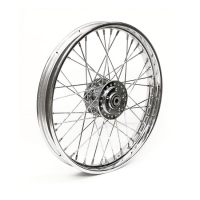 2.15 X 21 FRONT WHEEL 40 SPOKES CHROME