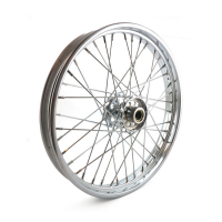 2.15 X 21 FRONT WHEEL 40 SPOKES CHROME