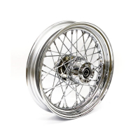 3.00 X 16 REAR WHEEL 40 SPOKES CHROME