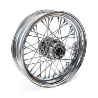 4.50 X 17 REAR WHEEL 40 SPOKES CHROME