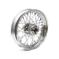 3.00 X 16 REAR WHEEL 40 SPOKES CHROME