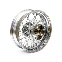 5.00 X 16 REAR WHEEL 40 SPOKES CHROME