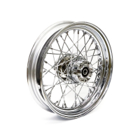 3.00 X 16 REAR WHEEL 40 SPOKES CHROME