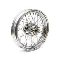 3.00 X 16 FRONT WHEEL 40 SPOKES CHROME