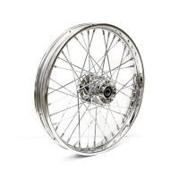 2.15 X 21 FRONT WHEEL 40 SPOKES CHROME