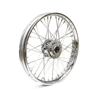 2.15 X 21 FRONT WHEEL 40 SPOKES CHROME