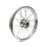 2.15 X 21 FRONT WHEEL 40 SPOKES CHROME