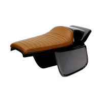 C-RACER, BOLNTOR SCR5.1 FLAT TRACK SEAT. DARK BROWN