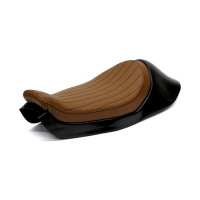 C-RACER, SPORTSTER CAFE RACER SEAT. DARK BROWN