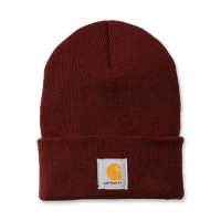 CARHARTT RIB KNIT BEANIE WATCH, PORT