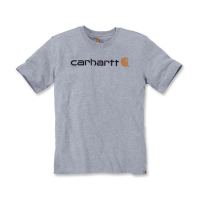 CARHARTT CORE LOGO T-SHIRT S/S HEATHER GREY