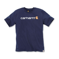 CARHARTT CORE LOGO T-SHIRT S/S NAVY