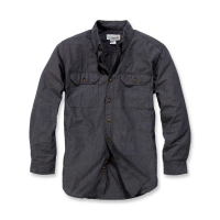 CARHARTT FORT SOLID SHIRT L/S BLACK CHAMBRAY