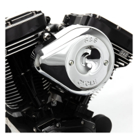 S&S STEALTH, CHROME TEARDROP AIR CLEANER KIT