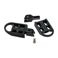 BILTWELL, MUSHMAN RIDER FOOT PEGS. BLACK