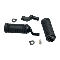 BILTWELL, NORMAN RIDER FOOT PEGS. BLACK