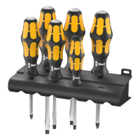 WERA SCREWDRIVER SET KRAFTFORM CHISEL SERIES 900