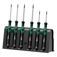 WERA MICRO SCREWDRIVER SET 6 PCS FOR ELECTRONIC APPLICATIONS