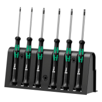 WERA MICRO SCREWDRIVER SET 6 PCS FOR ELECTRONIC APPLICATIONS