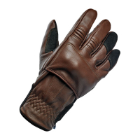 BILTWELL BELDEN GLOVES CHOCOLATE/BLACK CE APPR.