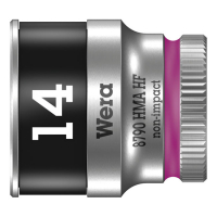 WERA ZYKLOP 1/4" SOCKET WITH HOLDING FUNCTION - METRIC 14.0