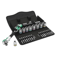 WERA ZYKLOP RATCHET KIT 29 PCS. 3/8" DRIVE US SIZES