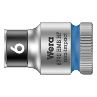 WERA ZYKLOP 3/8" SOCKET WITH HOLDING FUNCTION - METRIC 6.0