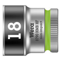 WERA ZYKLOP 3/8" SOCKET WITH HOLDING FUNCTION - METRIC 18.0