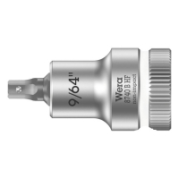 WERA ZYKLOP 3/8" HEX SOCKET BIT W/ HOLDING FUNCTION US SIZES